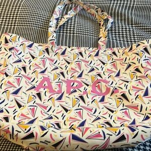 A.P.C. Sailboat Canvas Tote only used twice